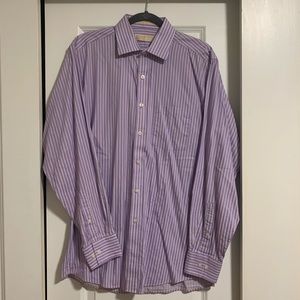 Purple button up Michael Kors